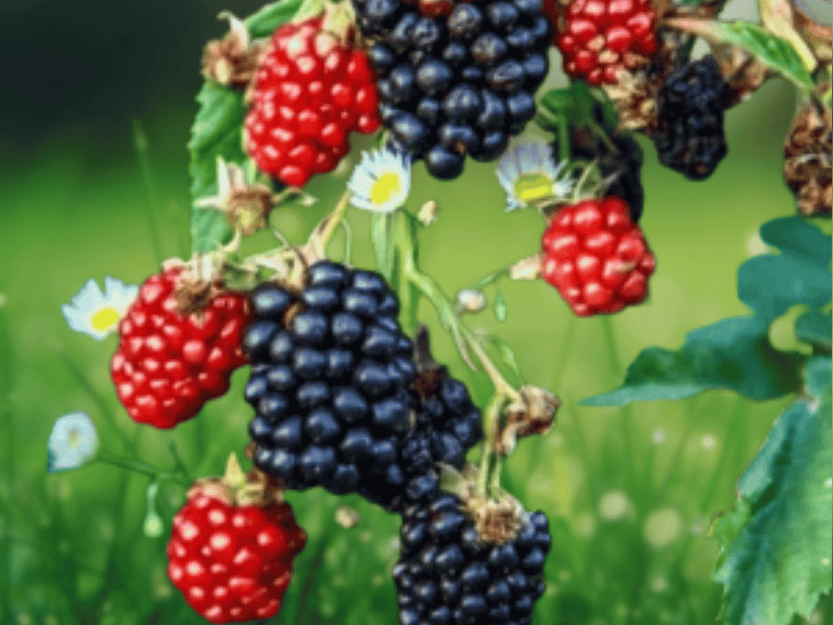 3 Live Plant Chickasaw Thorned Blackberry Rubus Starter Plug