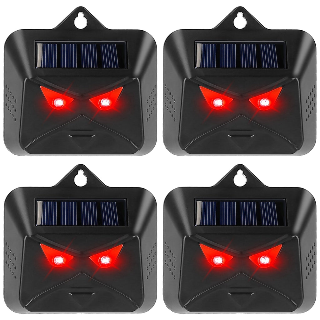 4Pcs Solar Predator Control Light Coyote Deterrent Deer Bird Repeller Lamp Animal Repellent for Garden Farm