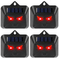 4Pcs Solar Predator Control Light Coyote Deterrent Deer Bird Repeller Lamp Animal Repellent for Garden Farm