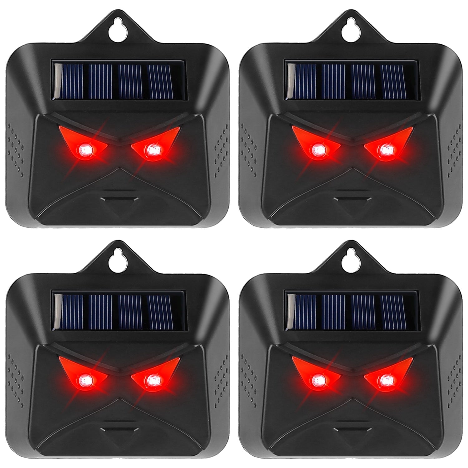 4Pcs Solar Predator Control Light Coyote Deterrent Deer Bird Repeller Lamp Animal Repellent for Garden Farm
