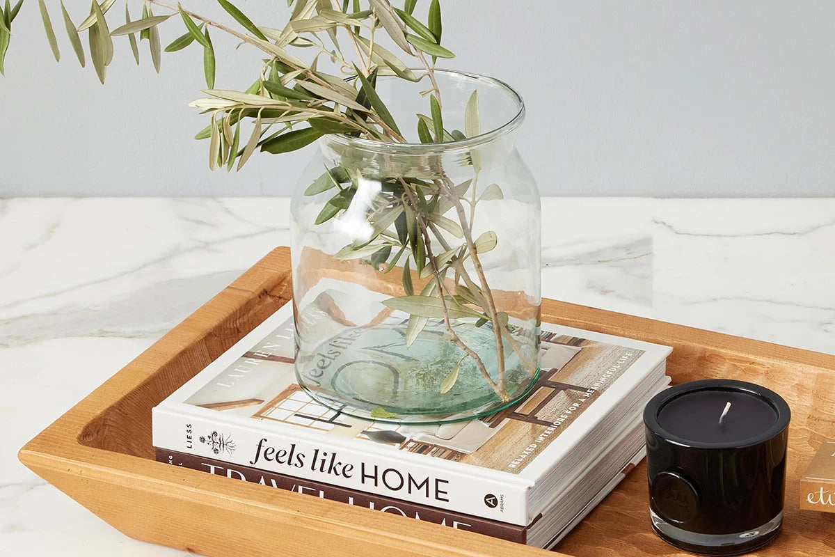 Clear Mason Jar Flower Vase