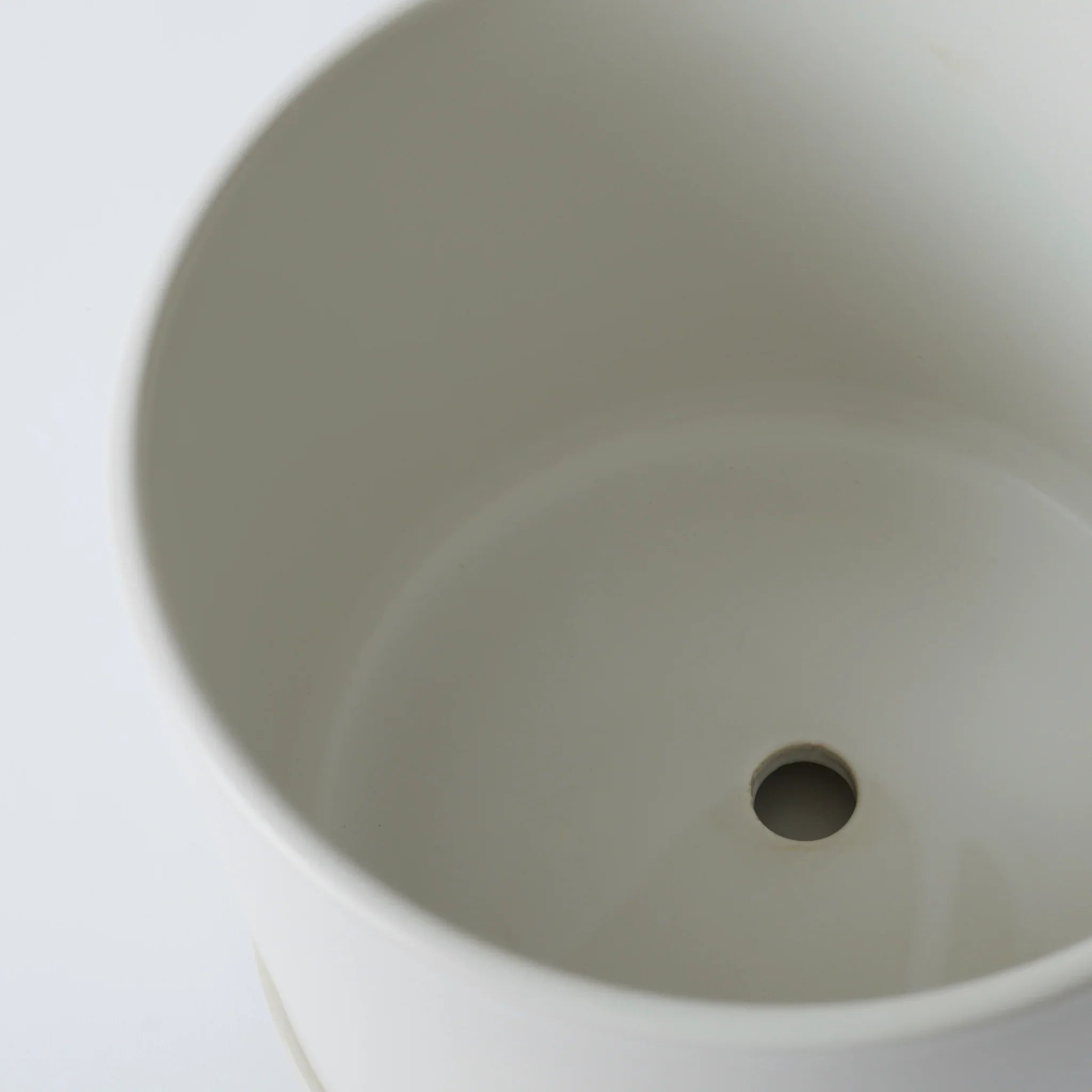 Solid Goods Ceramic Cylinder Planter with Saucer