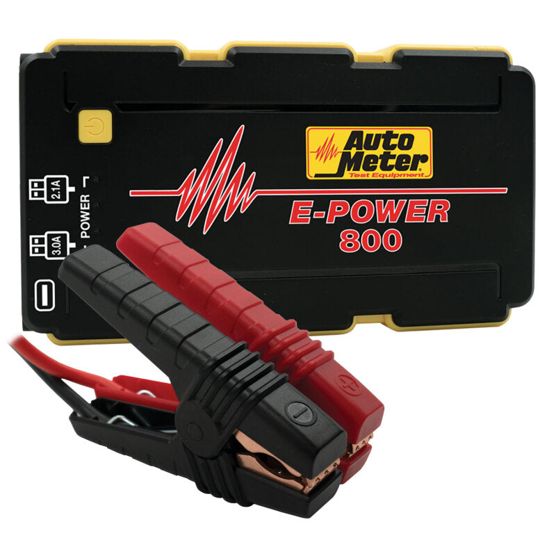 Autometer Jump Starter 12V Emergency Battery Pack 800A Peak/2220 MAH EP-800