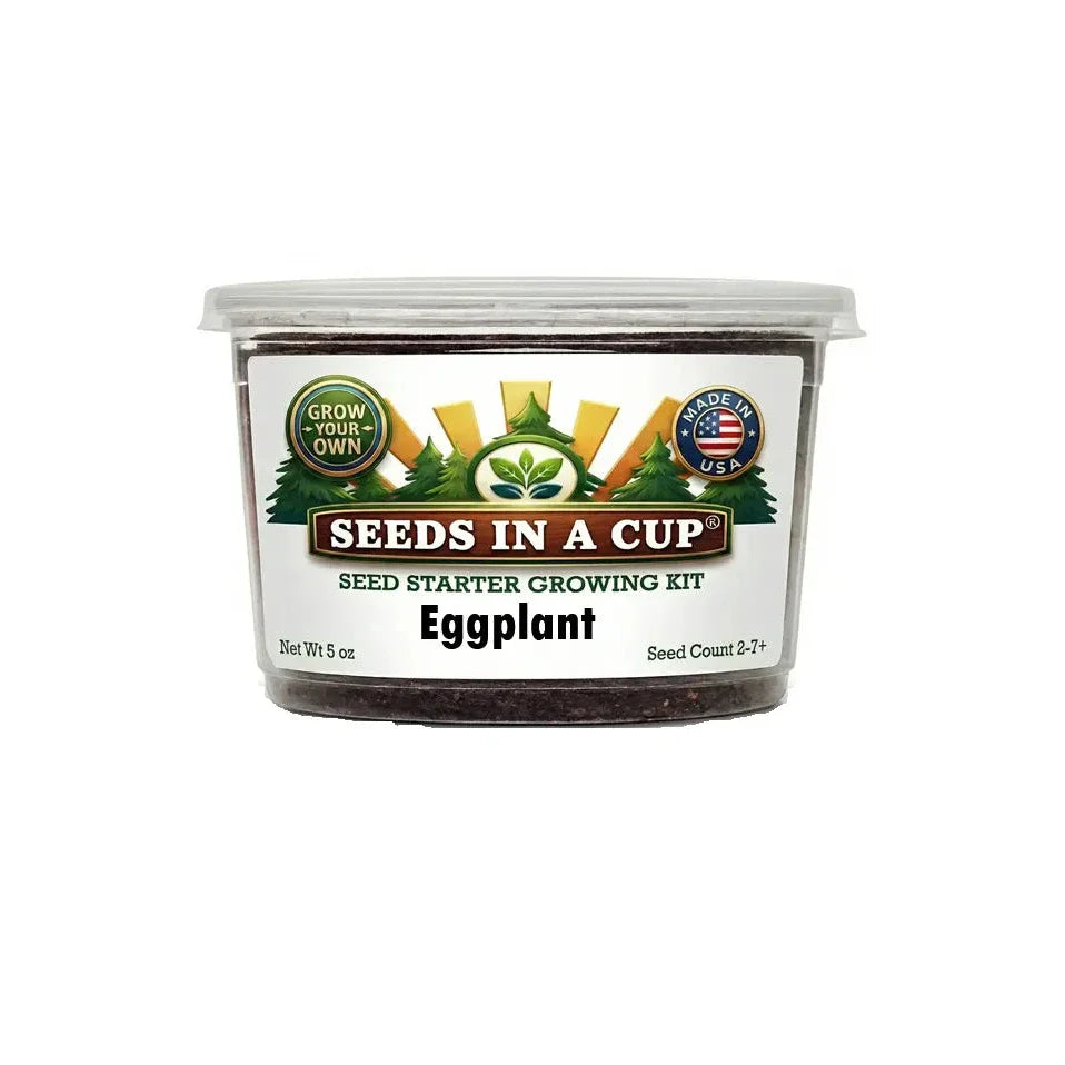 Eggplant Grow Kit | Grow Eggplant from Seed | Seeds In A Cup®