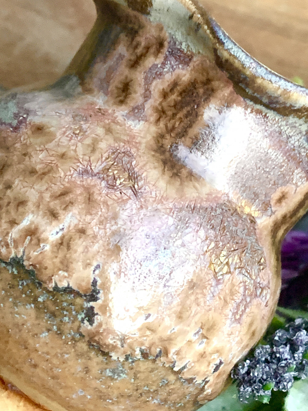 SC-SN0015 Rustic Handmade Clay Planter Pot - Pot rim diameter: 1.8"