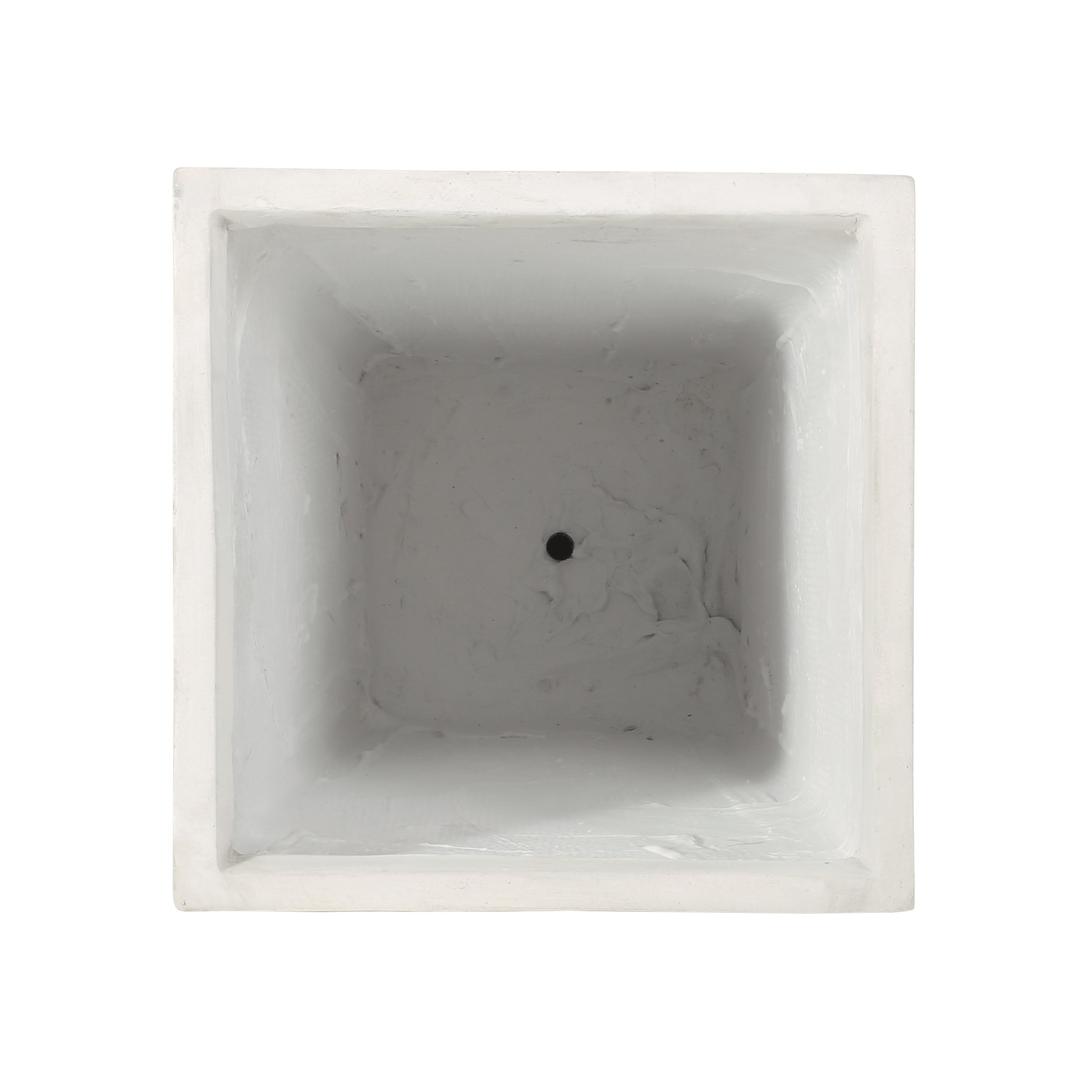 16'' x 30.5'' Outdoor MGO Planter with Antique White Finish