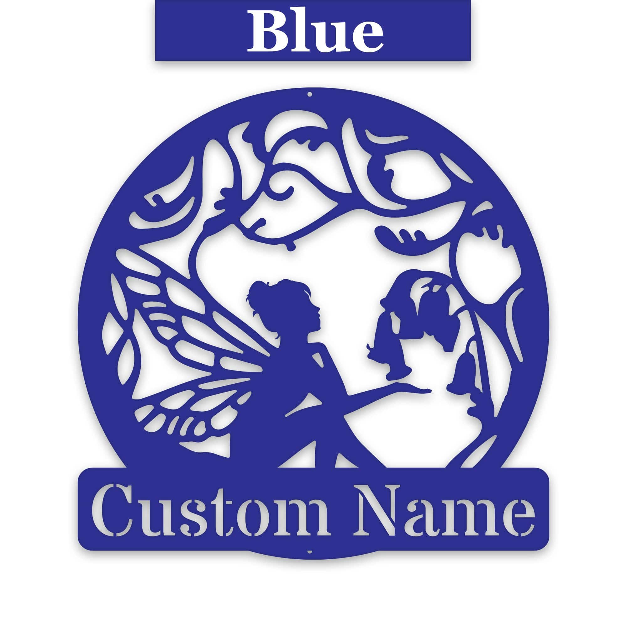 Fairy Garden Customizable Metal Sign