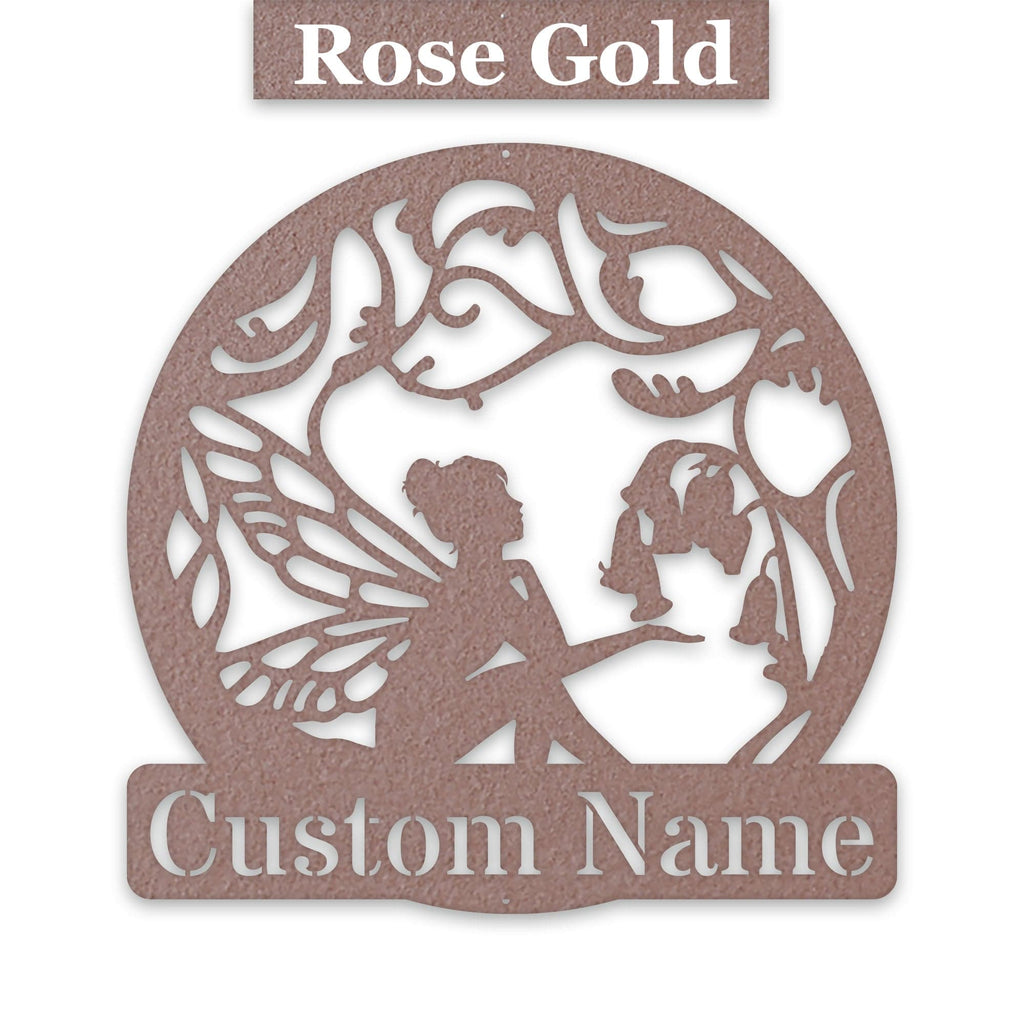 Fairy Garden Customizable Metal Sign