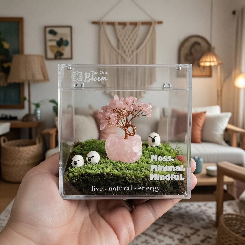 You Are Loved - Rose Quartz Feng Shui Tree