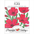 Flax, Scarlet (pack)