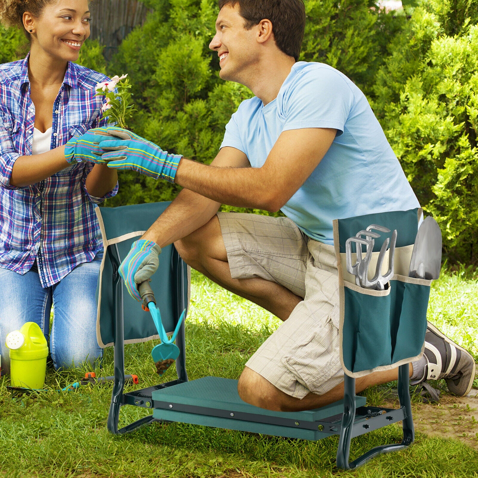 Folding Garden Kneeler and Seat
