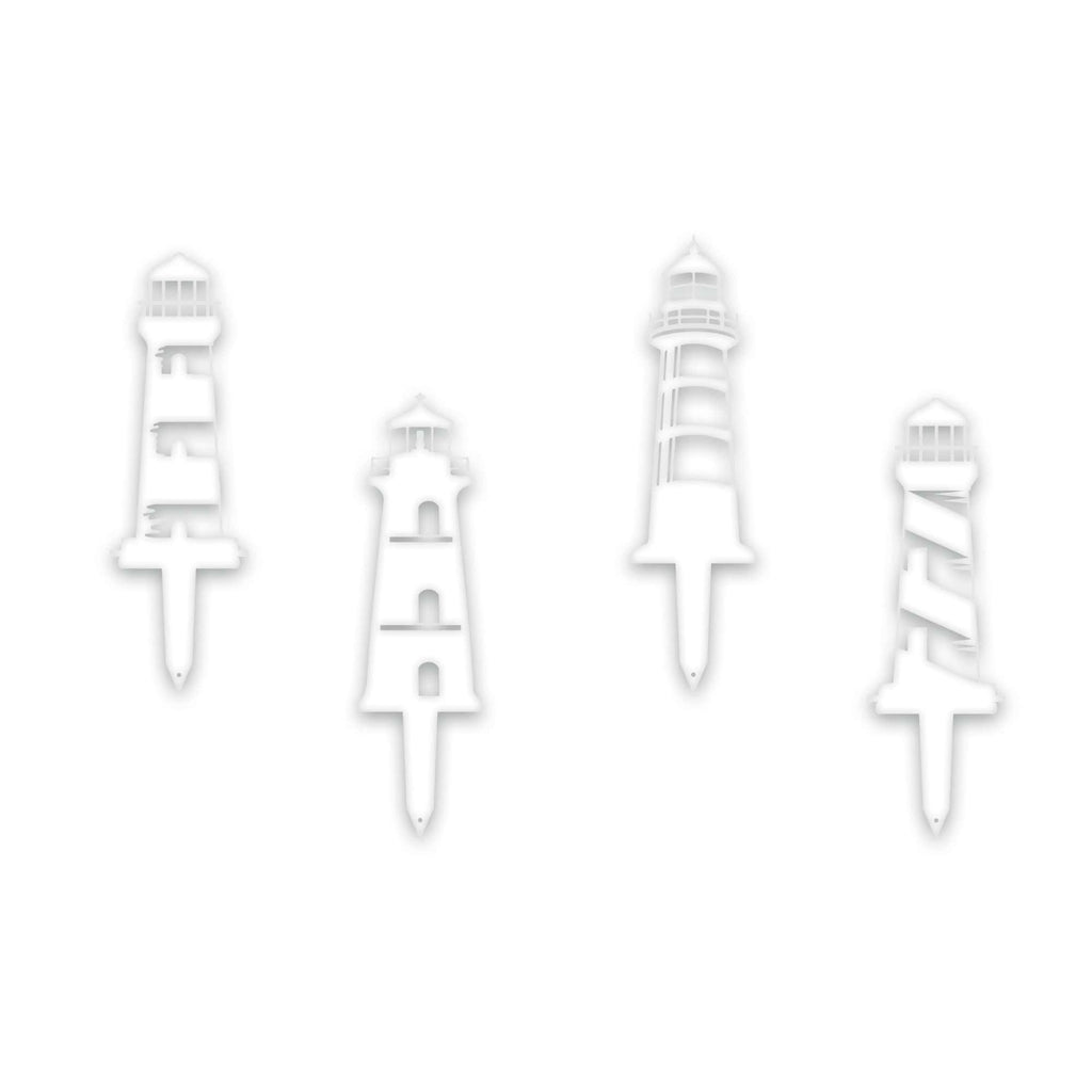 Garden Stake Set of 4 Lighthouses