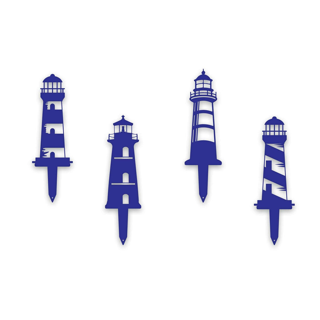 Garden Stake Set of 4 Lighthouses