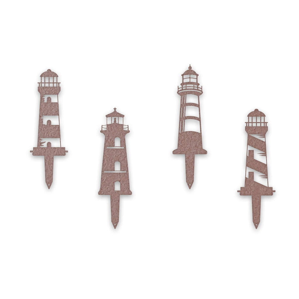 Garden Stake Set of 4 Lighthouses