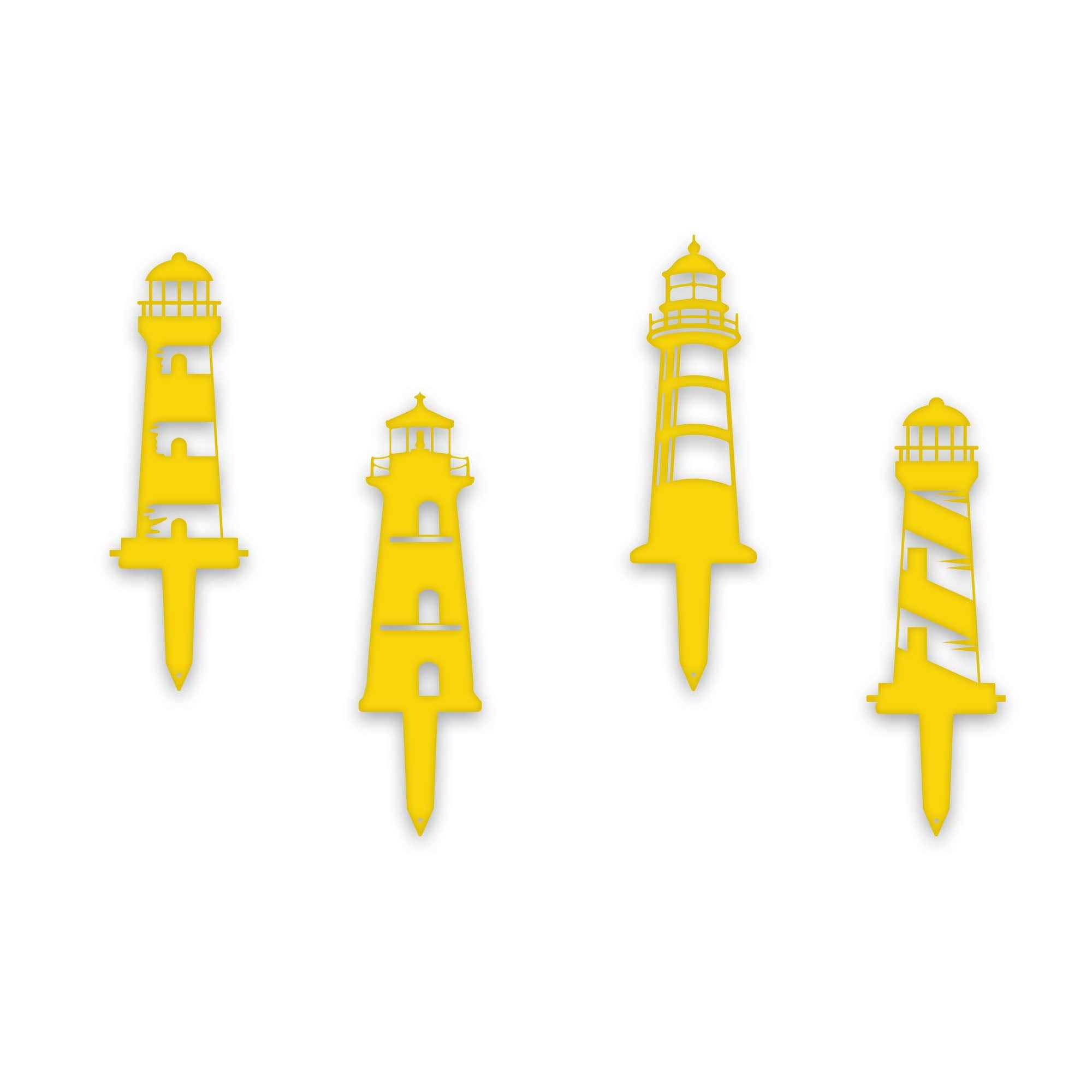 Garden Stake Set of 4 Lighthouses
