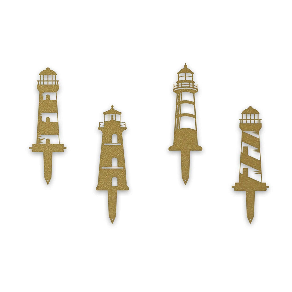 Garden Stake Set of 4 Lighthouses