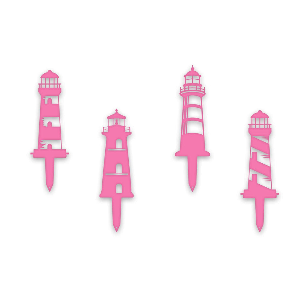 Garden Stake Set of 4 Lighthouses