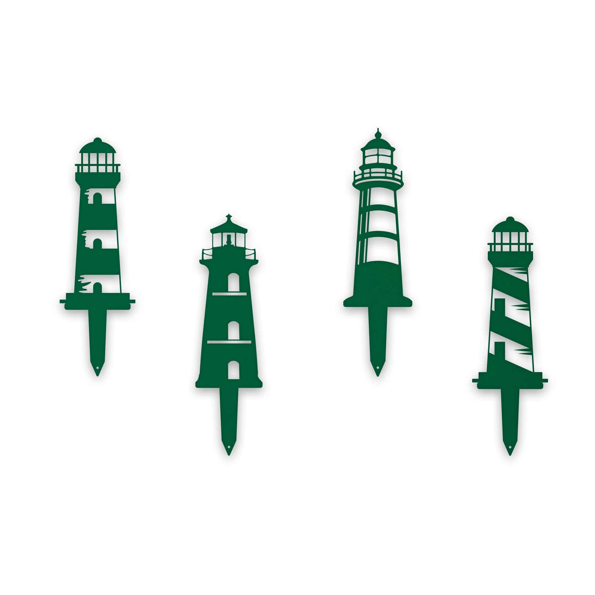 Garden Stake Set of 4 Lighthouses