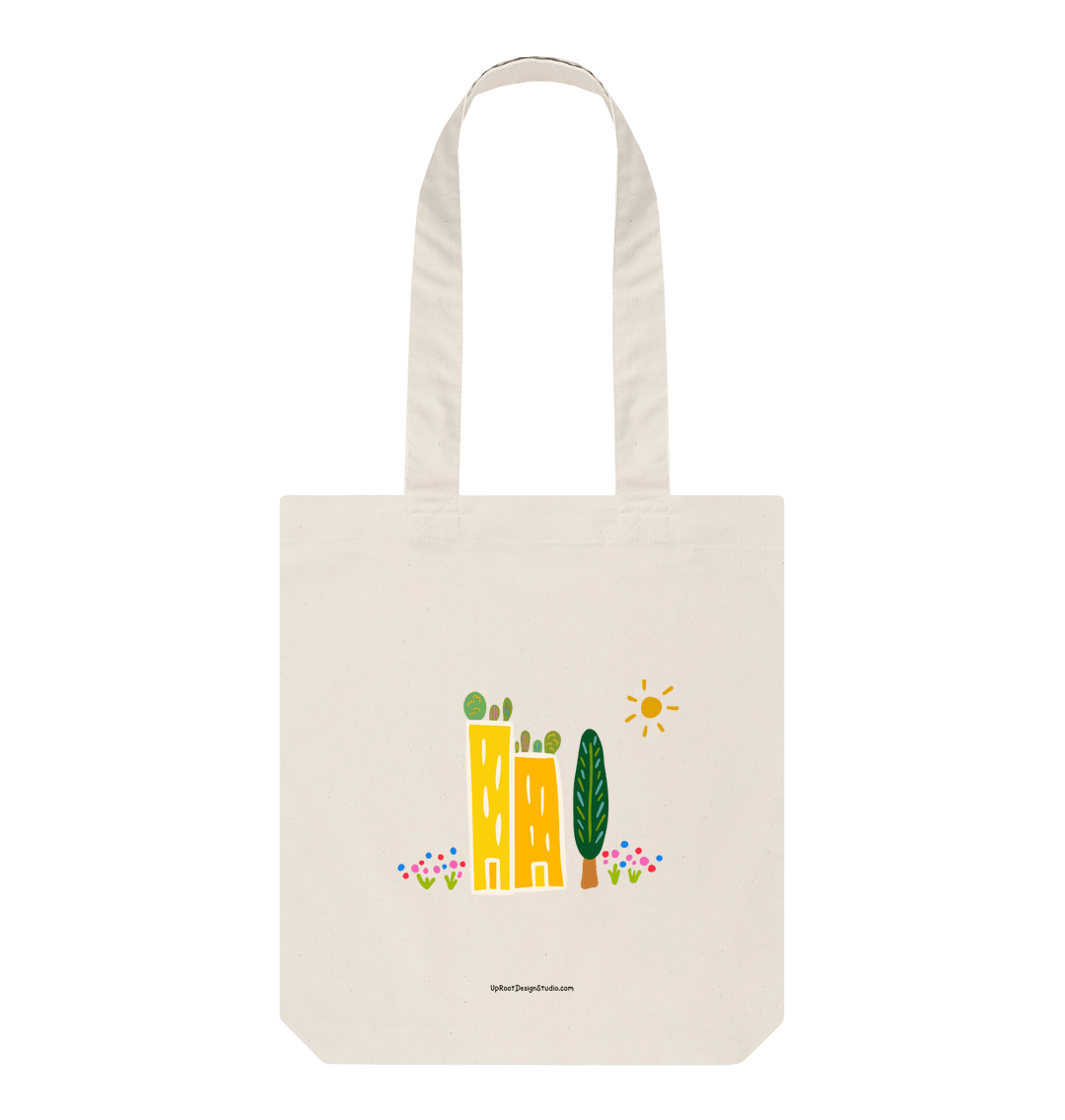 "Flavor Party" Growing Gift Box: Cooking Herbs Garden Kit, Soy Candle (Sandalwood + Vanilla), Green Cities Tote, "Love What You Grow" Greeting Card, "Harvest Moon" Chai Tea, Mindfulness Journal (Grow & Bloom)