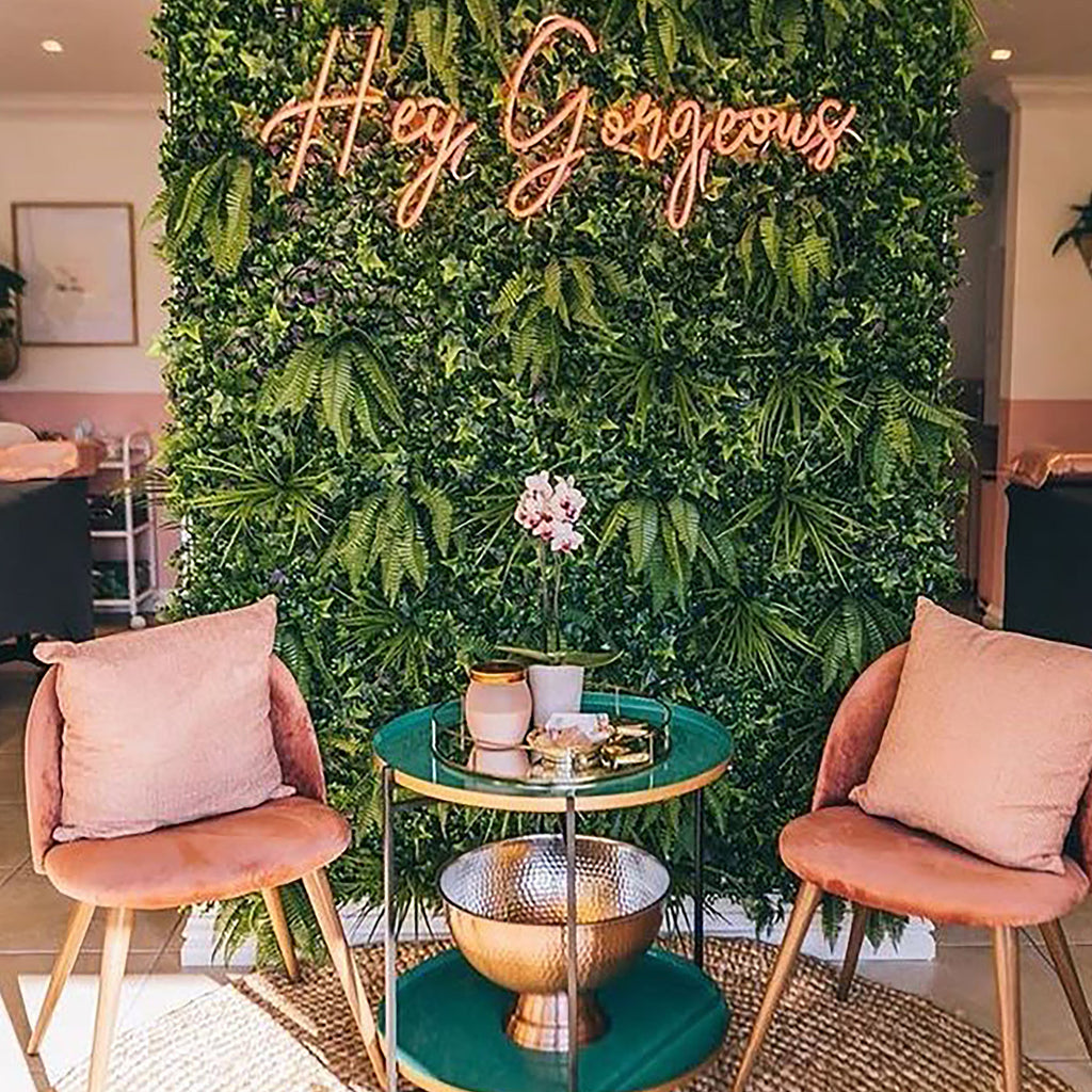 Spider Fern Greenery Panels