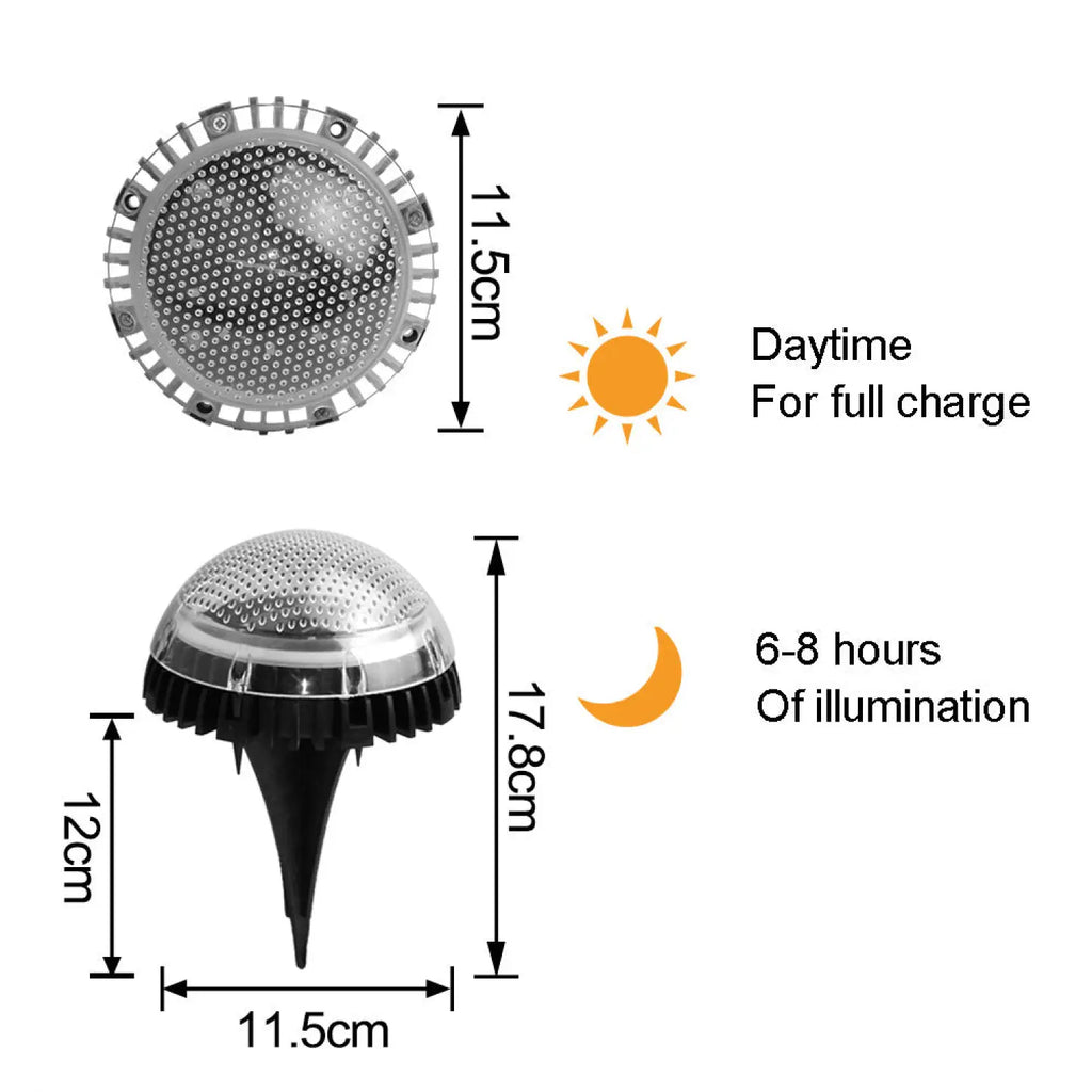 Ground Solar Lights with Waterproof - Perfect for Outdoor Landscaping