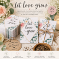 Let Love Grow Seed Packet Favors – 25 Pack
