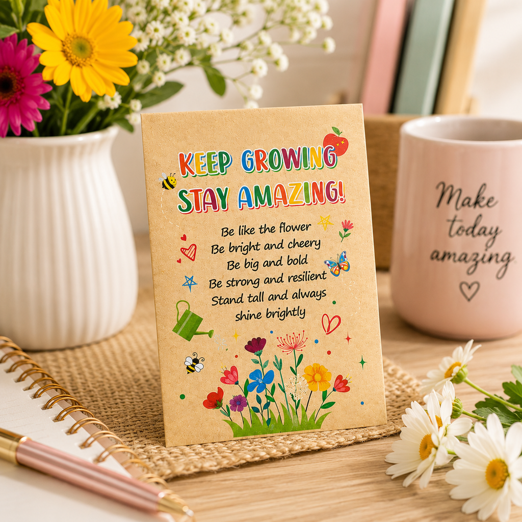 Keep Growing, Stay Amazing! Seed Packet Favors (25 Pack)