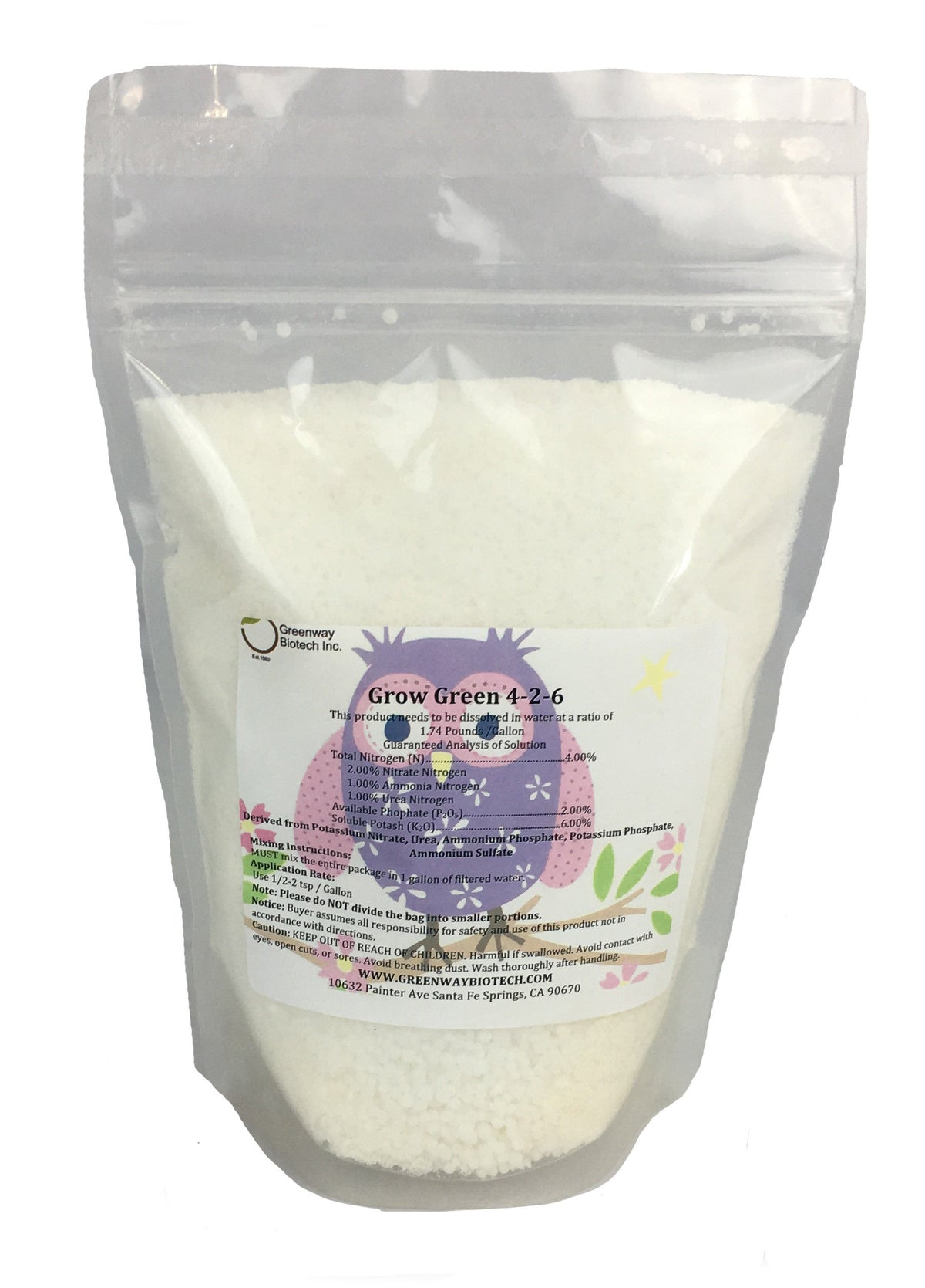 Grow Green 4-2-6 Concentrate – Complete Vegetative N‑P‑K