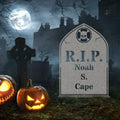 HALLOWEEN Personalized RIP Grave Marker Yard Stake