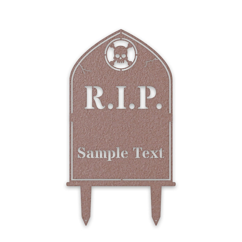 HALLOWEEN Personalized RIP Grave Marker Yard Stake