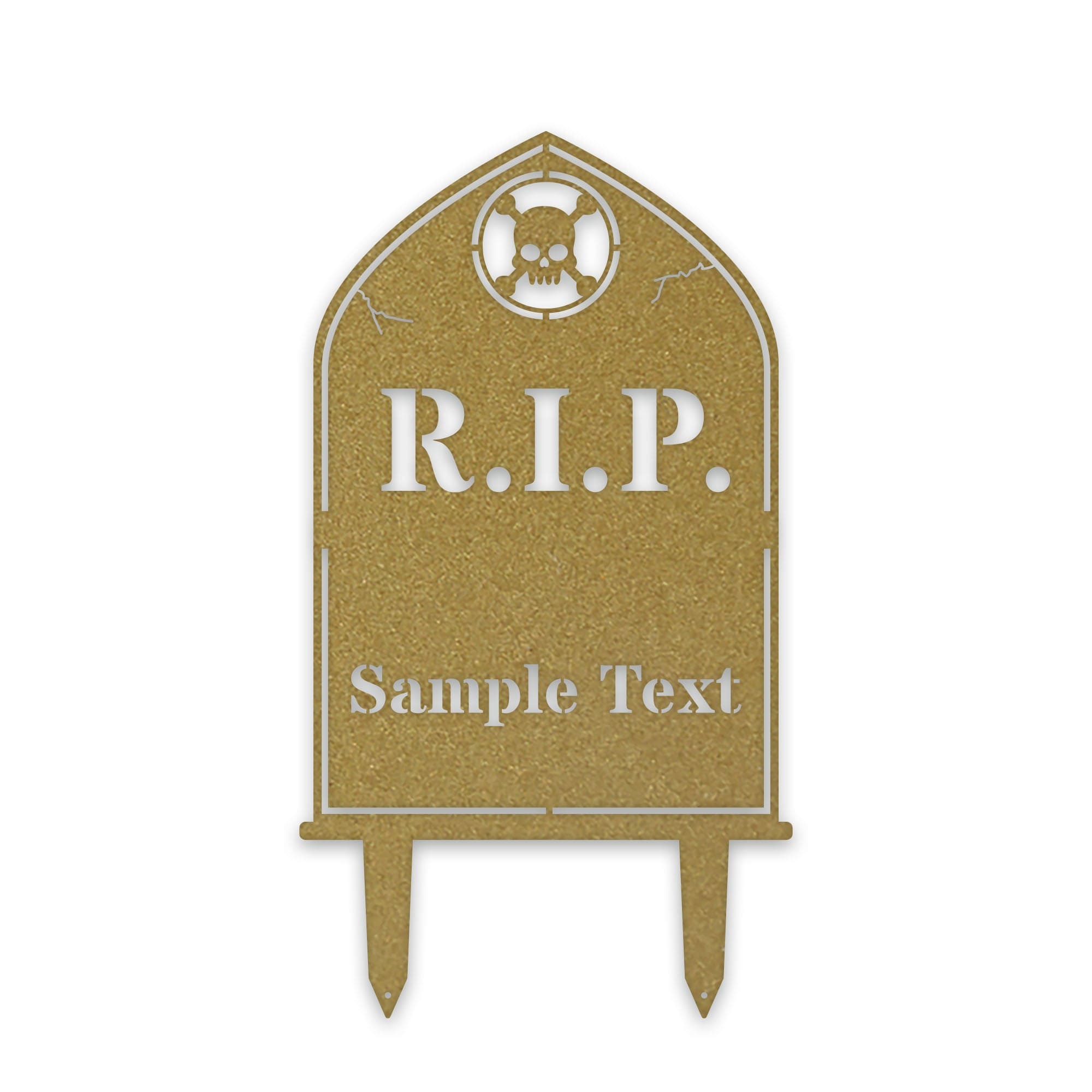 HALLOWEEN Personalized RIP Grave Marker Yard Stake