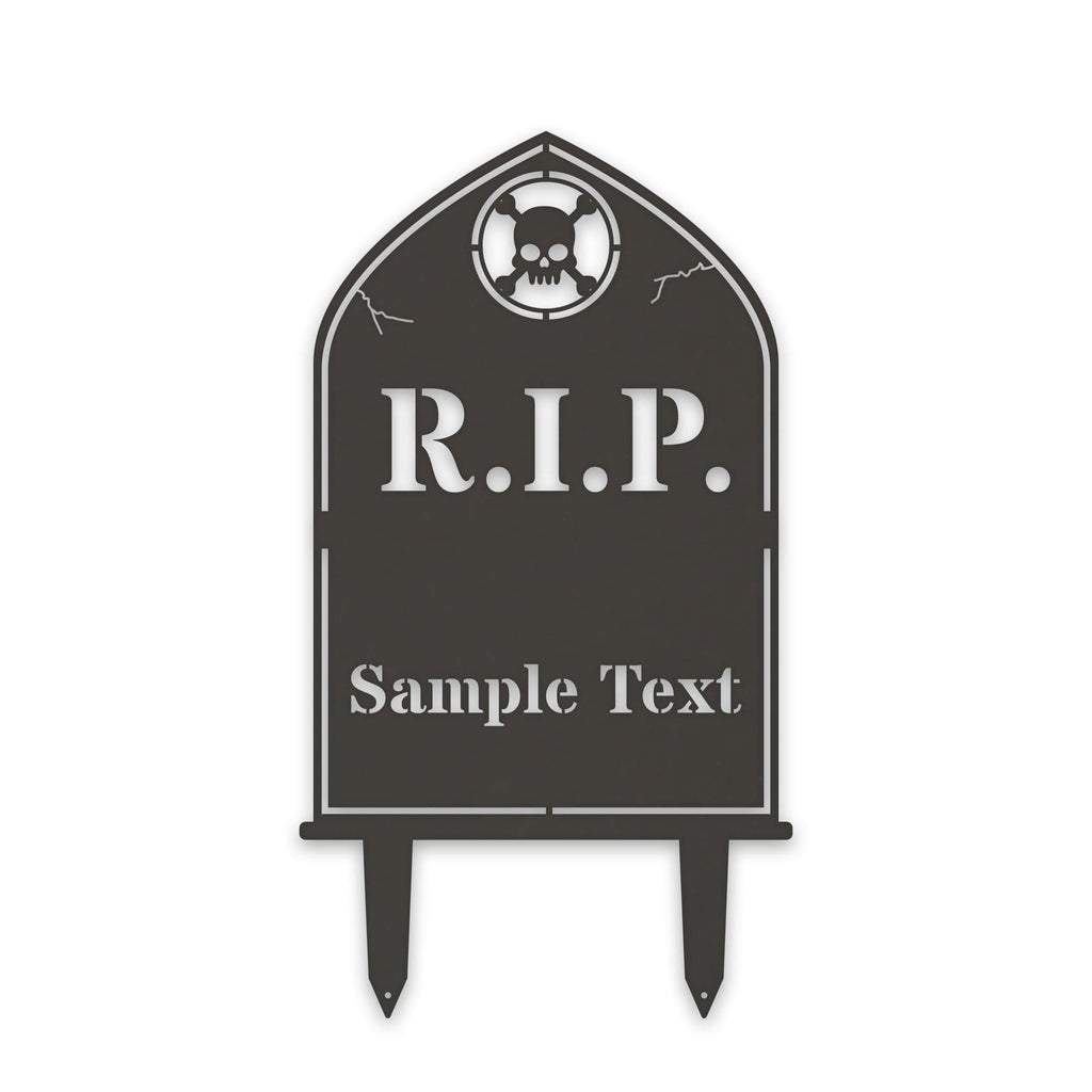 HALLOWEEN Personalized RIP Grave Marker Yard Stake