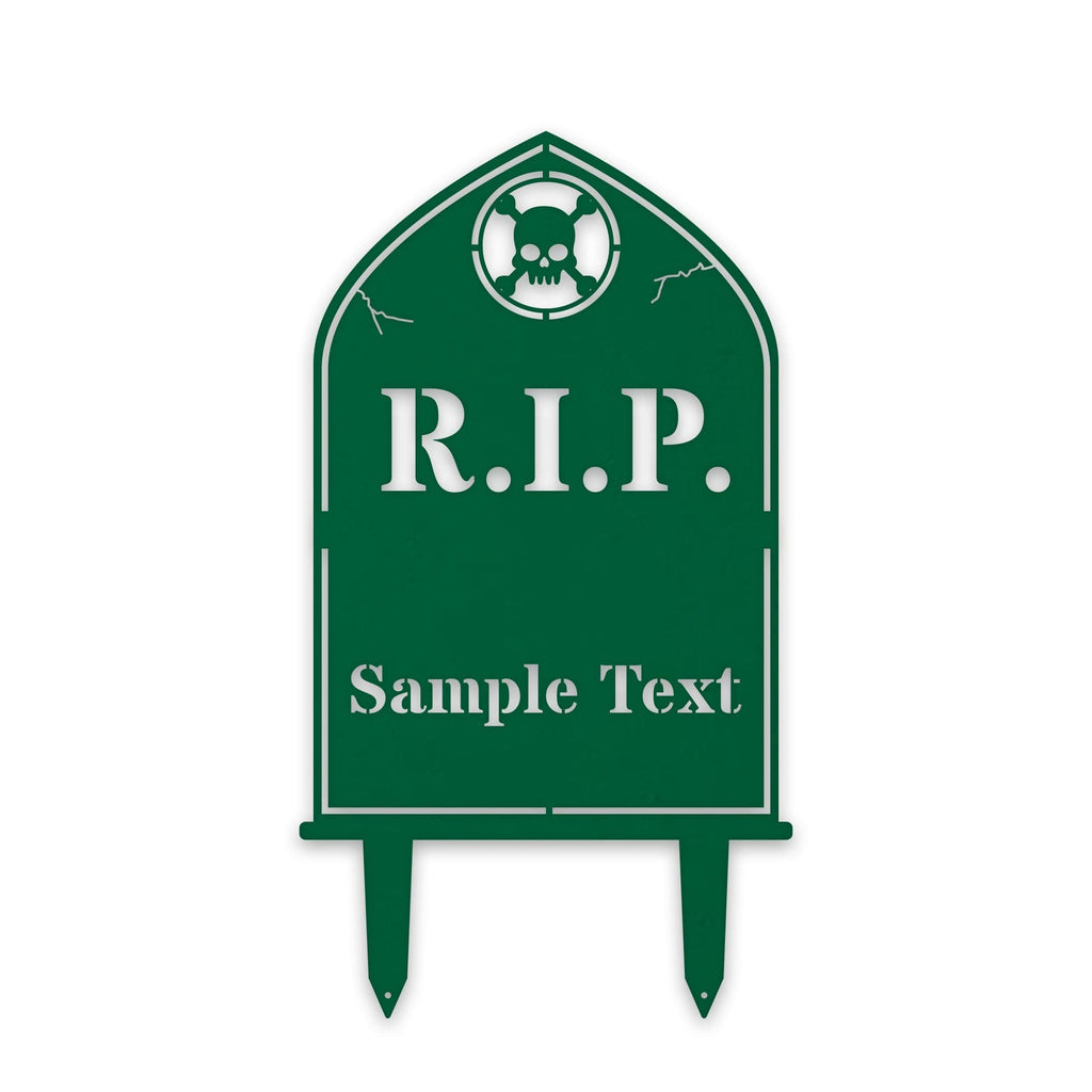 HALLOWEEN Personalized RIP Grave Marker Yard Stake