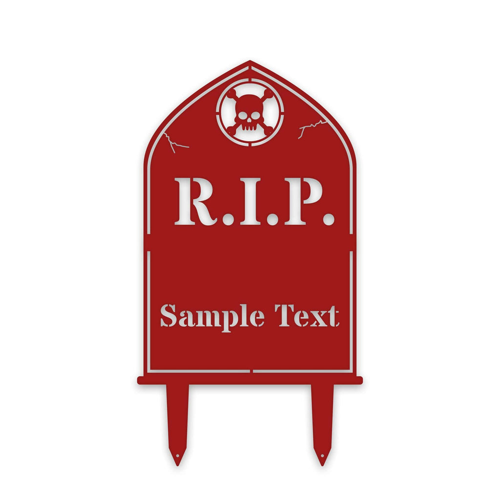 HALLOWEEN Personalized RIP Grave Marker Yard Stake