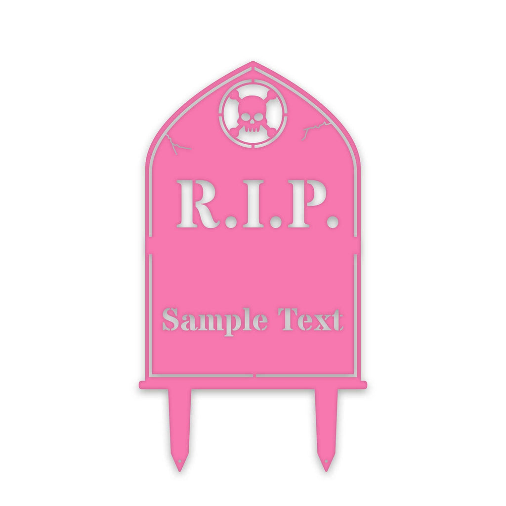 HALLOWEEN Personalized RIP Grave Marker Yard Stake