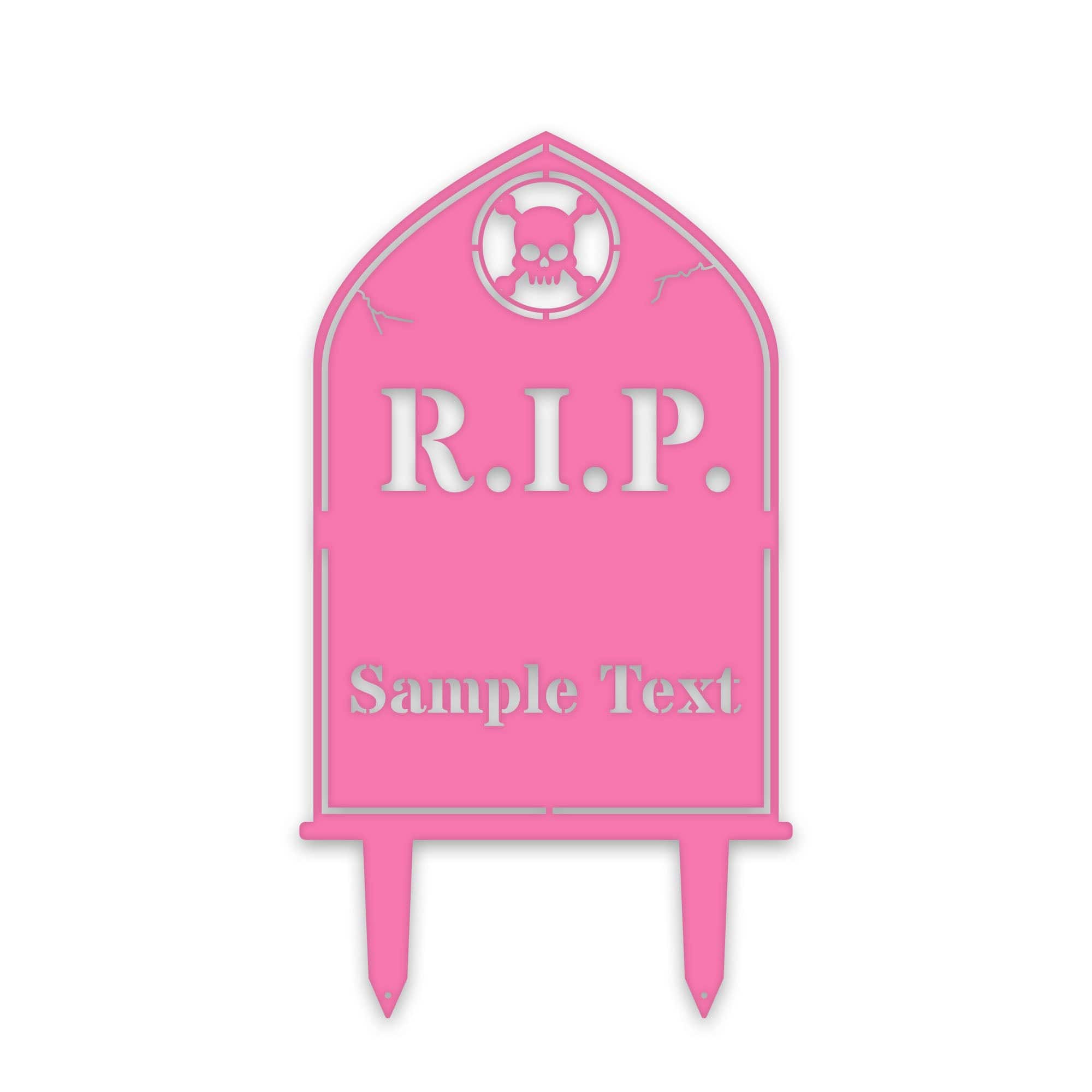 HALLOWEEN Personalized RIP Grave Marker Yard Stake