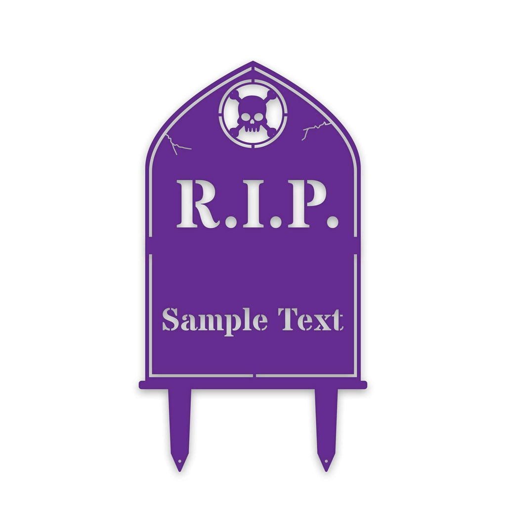 HALLOWEEN Personalized RIP Grave Marker Yard Stake