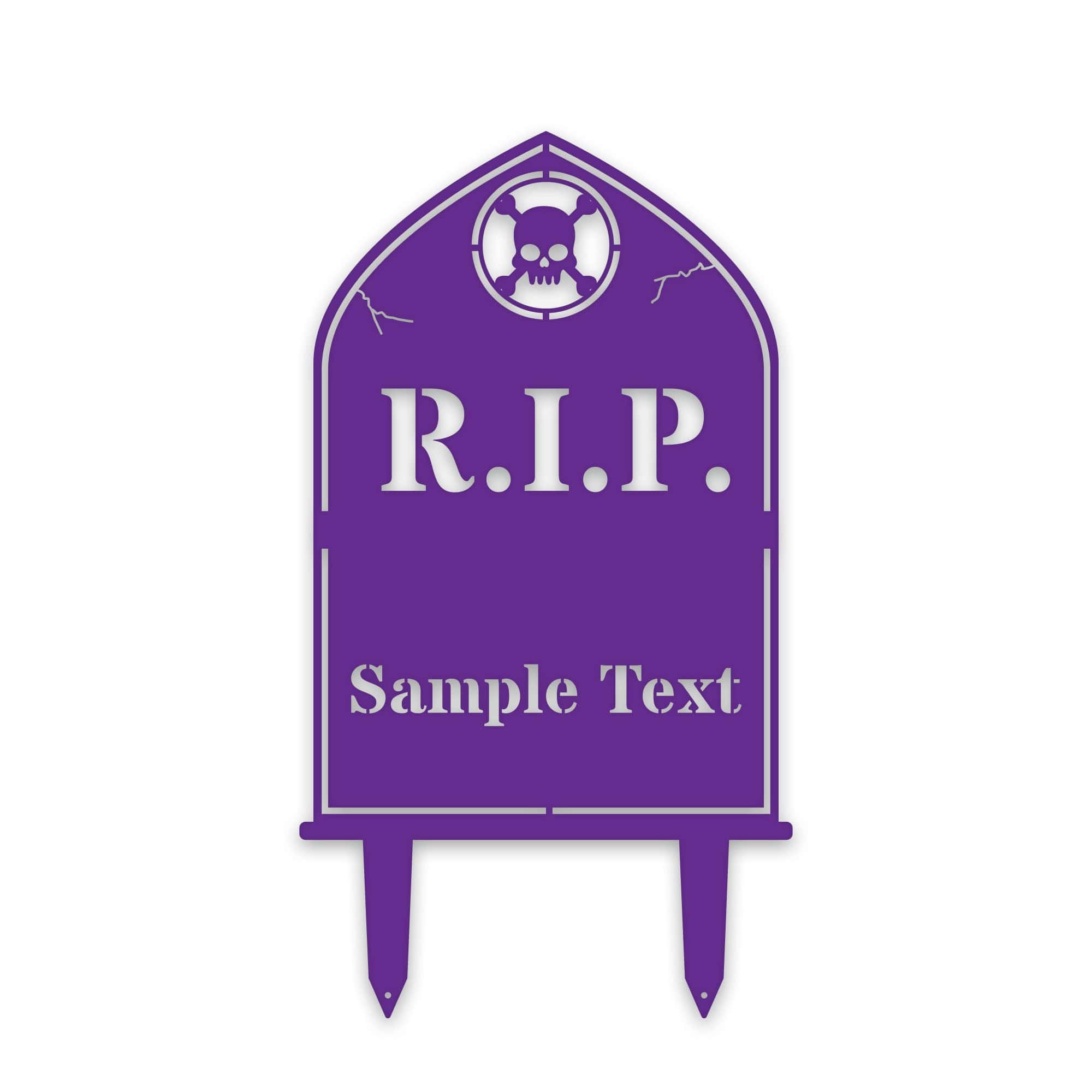 HALLOWEEN Personalized RIP Grave Marker Yard Stake