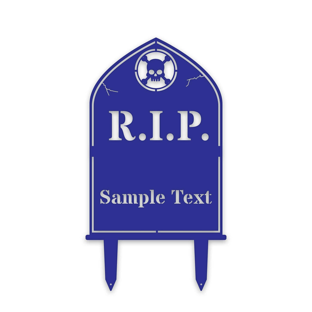 HALLOWEEN Personalized RIP Grave Marker Yard Stake