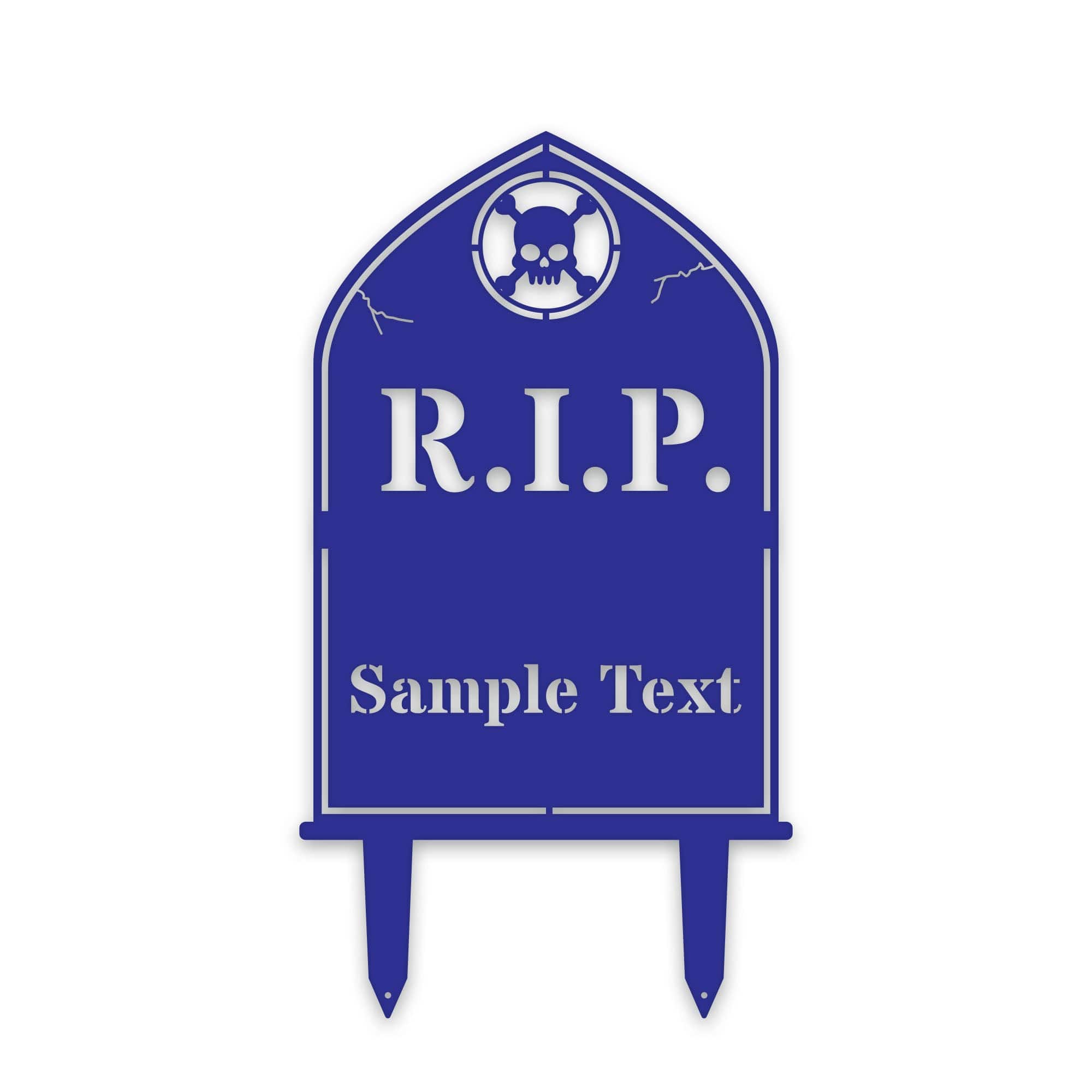 HALLOWEEN Personalized RIP Grave Marker Yard Stake