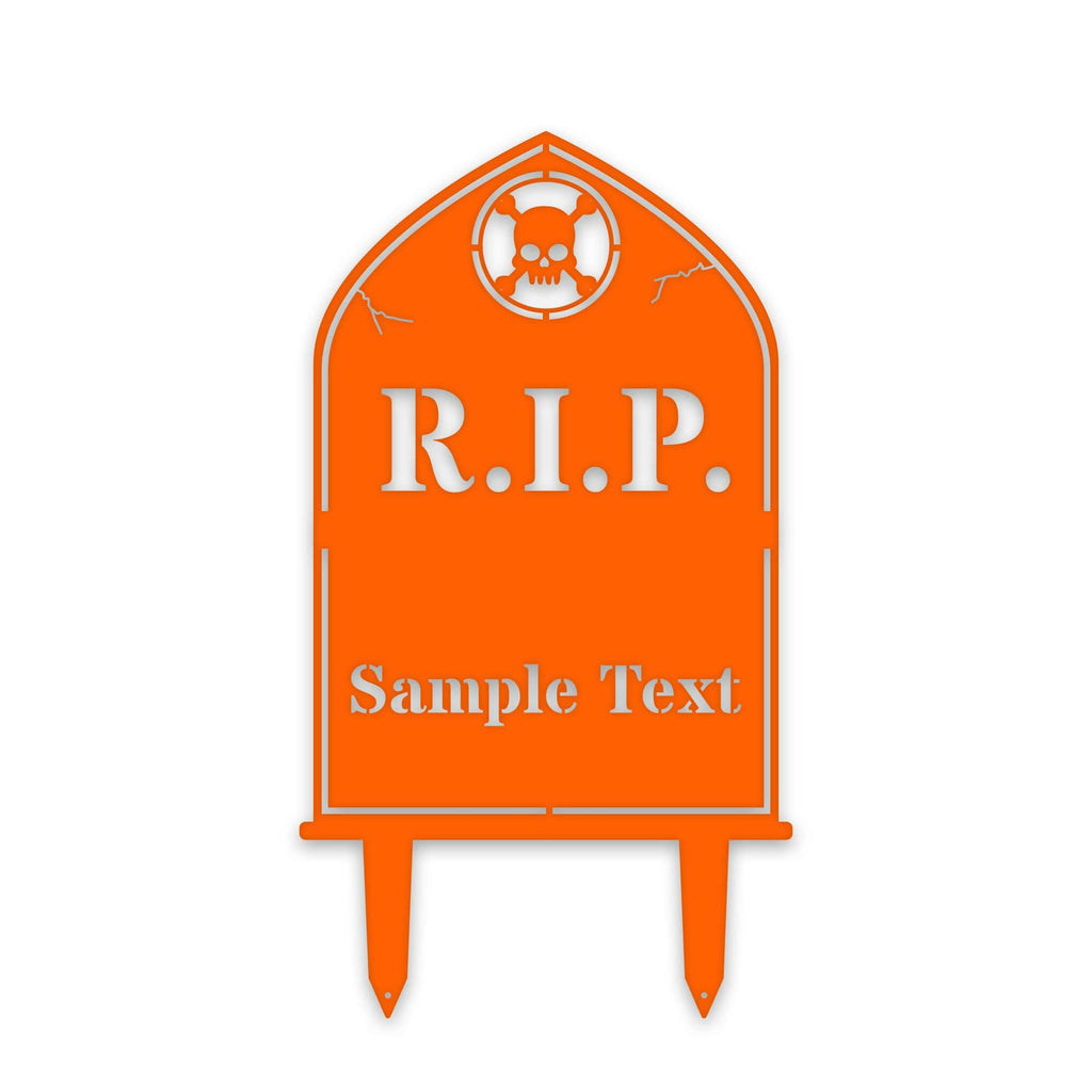 HALLOWEEN Personalized RIP Grave Marker Yard Stake
