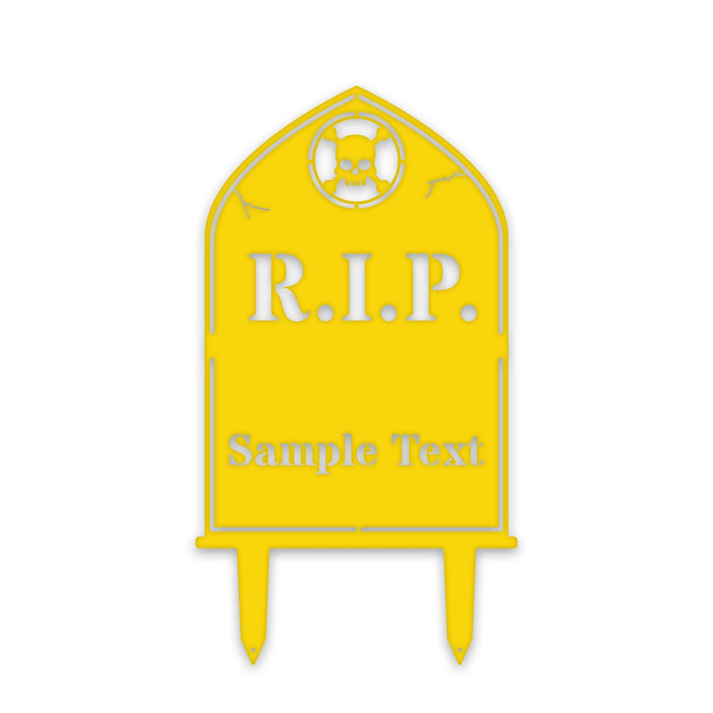 HALLOWEEN Personalized RIP Grave Marker Yard Stake