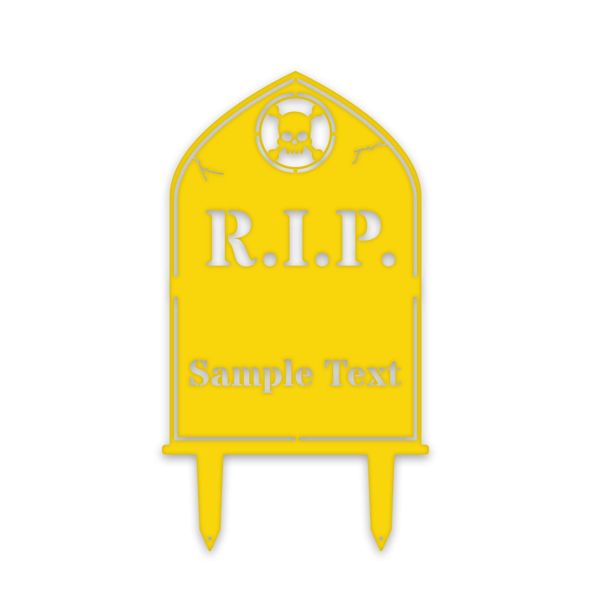 HALLOWEEN Personalized RIP Grave Marker Yard Stake