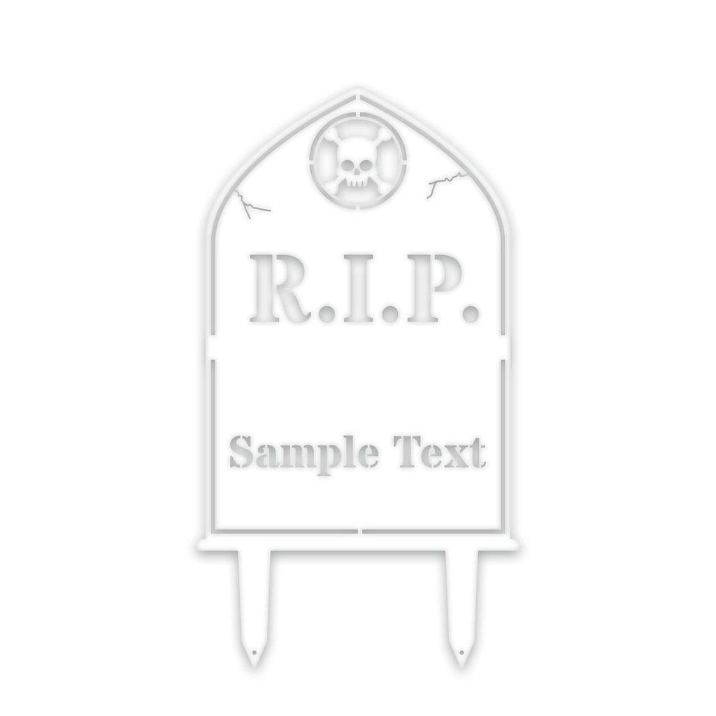 HALLOWEEN Personalized RIP Grave Marker Yard Stake