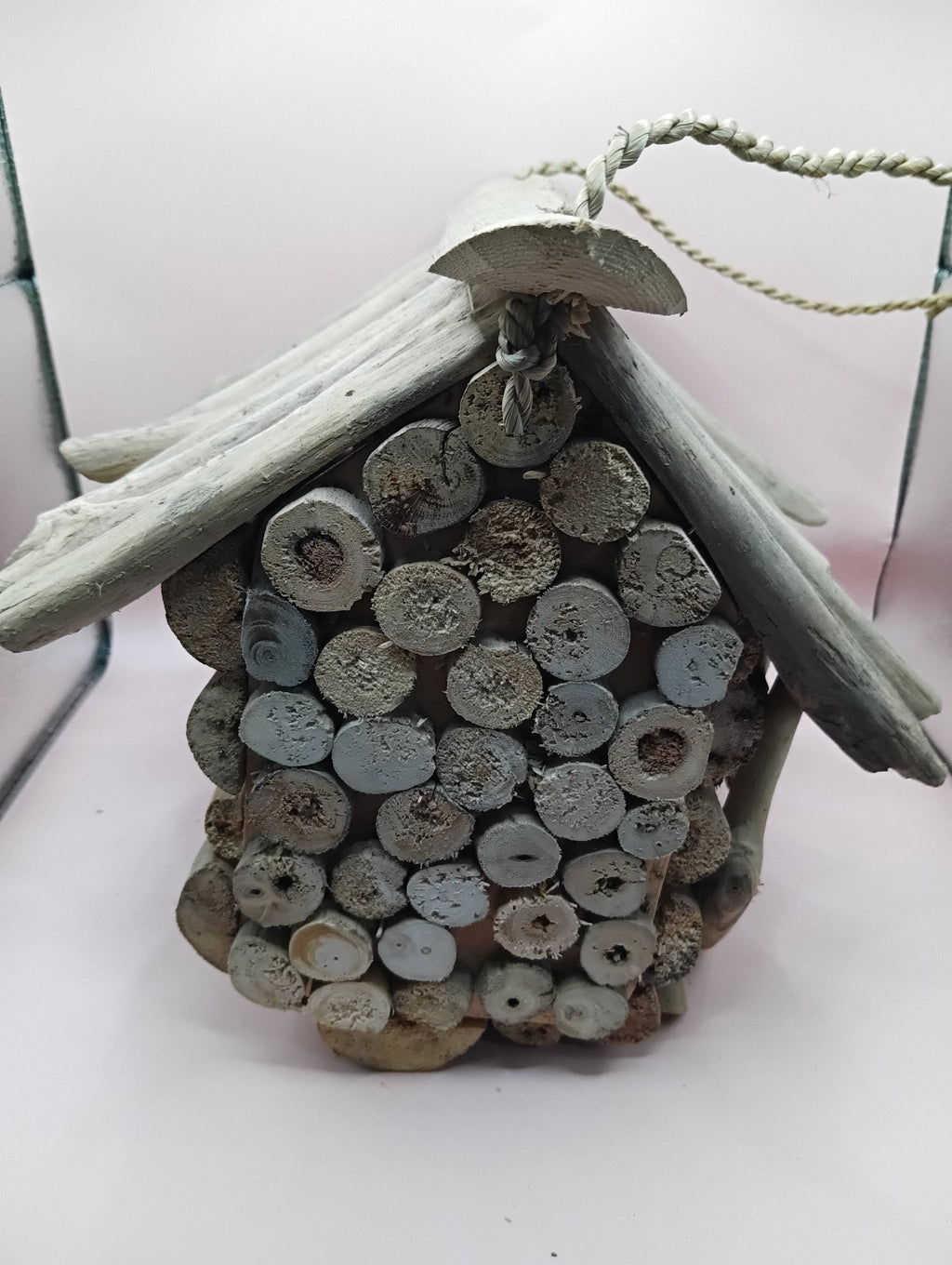 Handcrafted Driftwood Birdhouses – Single & Double Variants – Coastal Rustic Decor