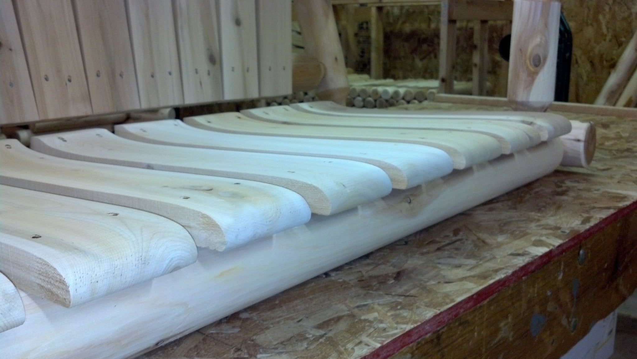 Rocking Wooden Garden Bench