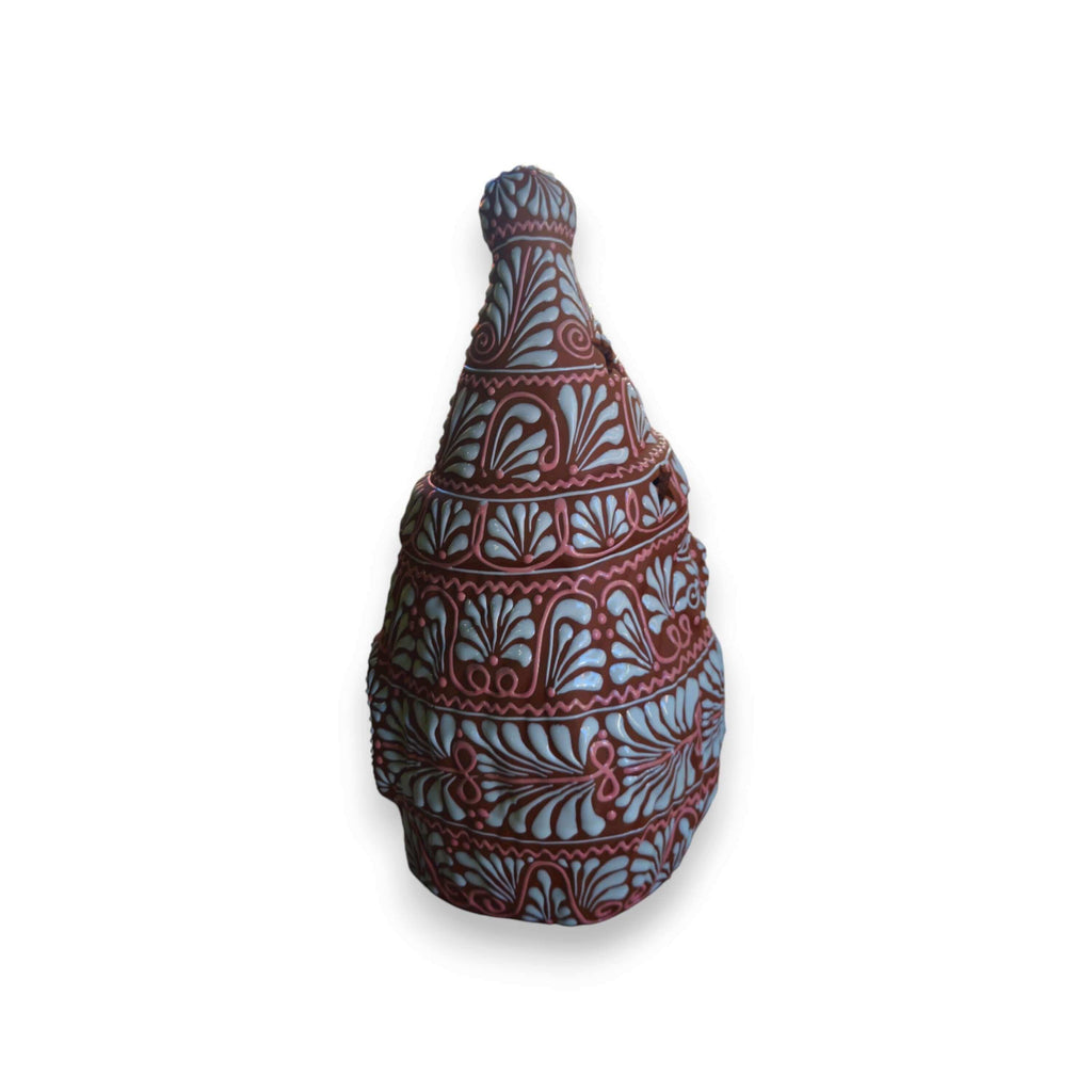 Terracotta Talavera Santa | Handcrafted Holiday Statue