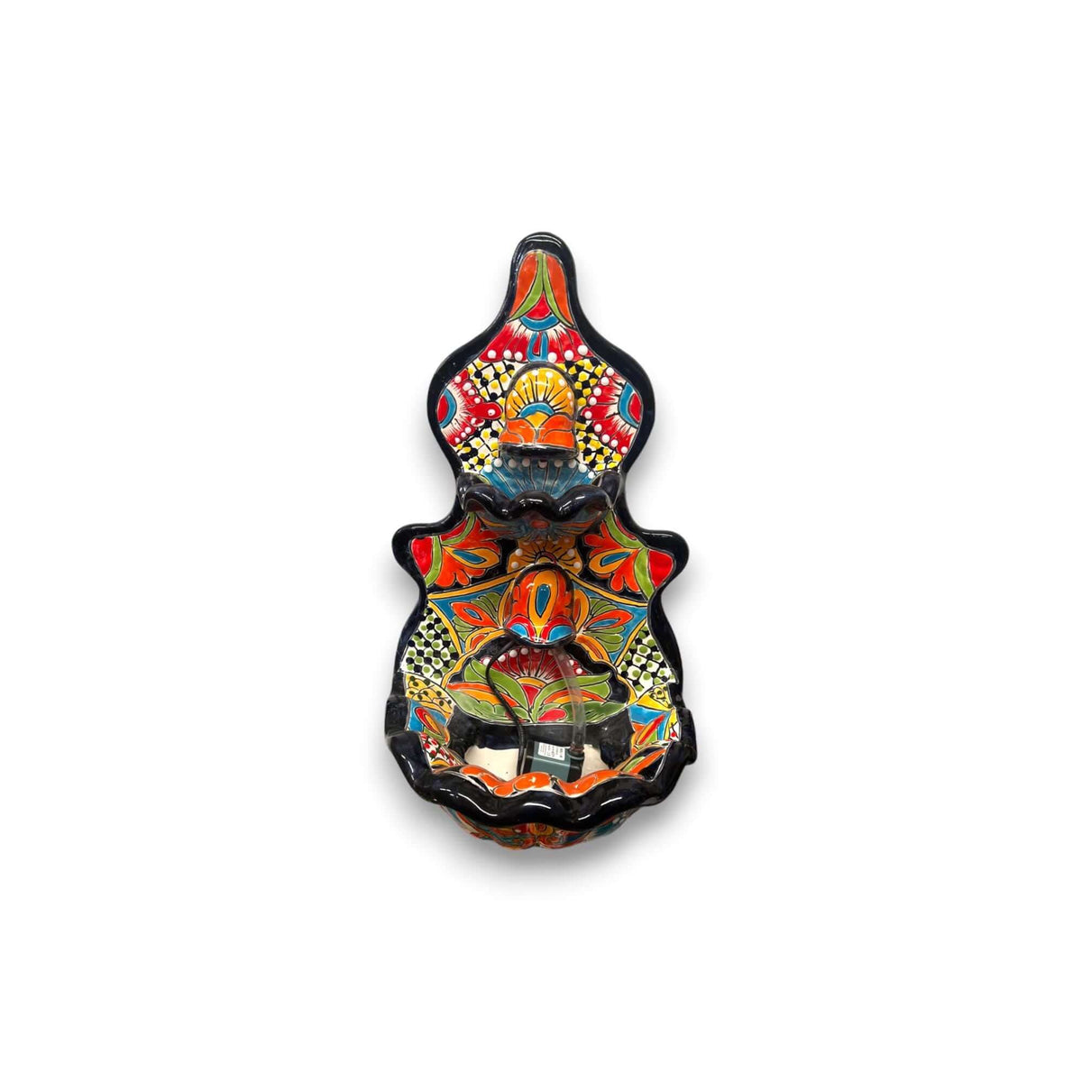 Handmade Mexican Talavera Wall Fountain | Authentic Art Decor