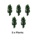 White Bougainvillea Artificial Hanging Plant Set of 5 35in – UV Resistant