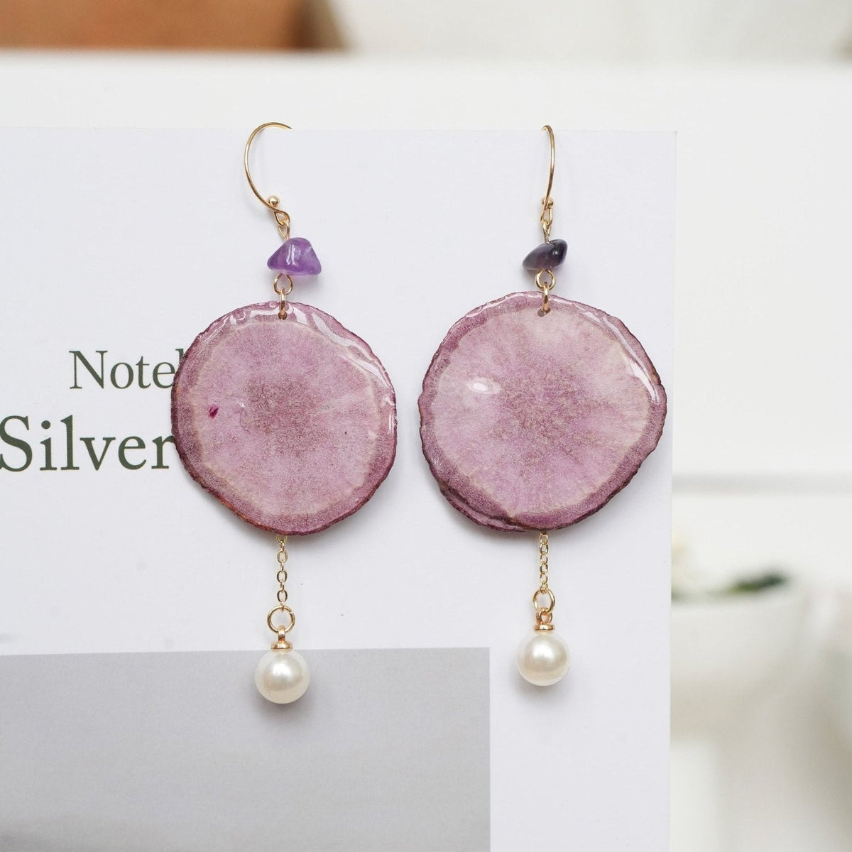 "Harvest Gem" Real Carrot＆Potato Earrings